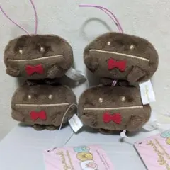 すみっコぐらし★あつまるんです いろんななかま ゴムひも付きマスコット★4セット