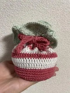 まんまる巾着　ハンドメイド