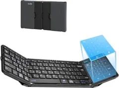 新品⭐ Ewin 三つ折り キーボード タッチパッド テンキー付 ワイヤレス