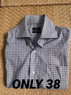 ONLY オンリー 長袖ビジネスシャツ スリムフィット　38 S