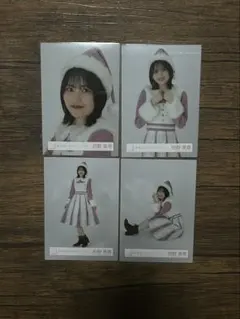 村井優　櫻坂46 2024年　クリスマスサンタ　ランダム生写真　直筆　ヨリ 櫻坂46 生写真 村井優 2024年 クリスマスサンタ コンプ - メルカリ