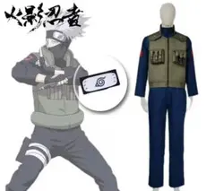 NARUTO はたけカカシ風 コスプレ衣装 セットMサイズ即日発送