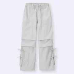 GU テックプルオンパンツ ライトグレー