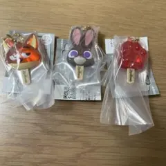 ズートピア アイスキャンディチャーム ジュディ、ニック、キャンディ3つセット