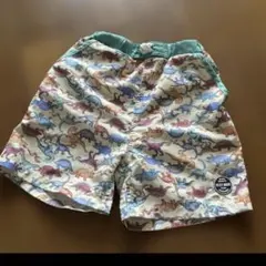 美品　petit main 恐竜柄 サーフパンツ 水着　110 お値下げ