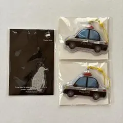 Tier Crystal Glow 反射材ストラップ　➕　LEDパトカーライト