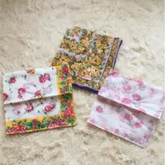 ブランドハンカチ 3枚セット KENZO 他