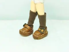 オビツ11⭐️オーク茶ニーハイソックス(真ん中)