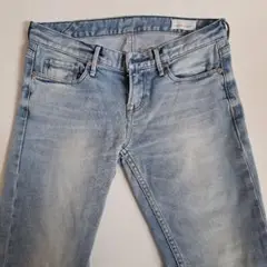 upper hights スキニーデニム ライトブルー