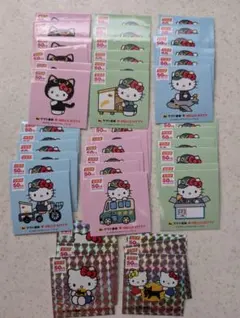 ヤマト運輸 ハローキティ シール 8種類 計42枚　普通各６枚　キラキラ各３枚