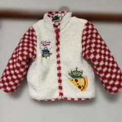 トイストーリー　ディズニー　バズ　エイリアン　ボアジャケット　リバーシブル