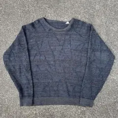 90S ビンテージ 古着 柄　ニット