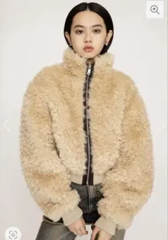 SLY アウター　ボアジャケット　未使用 SLY VINTAGE FAUX SHEARLING ジャケット BRN -ファッション通販