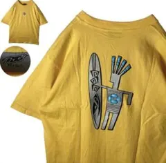 PJ's surfホピ族インディアンジュエリープリントイエローTシャツゆったりのサムネイル