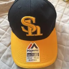 福岡ソフトバンクホークス Majestic X-LARGE キャップ