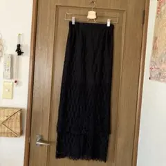 PAMEO POSE レースロングスカートのサムネイル