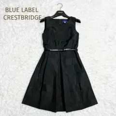美品★BLUE LABEL CRESTBRIDGE★シャドーチェックワンピース