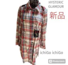 HYSTERIC GLAMOUR 長袖 チェック シャツワンピース FREE