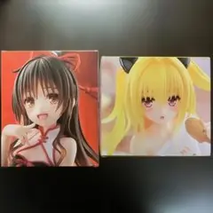 【匿名配送】ToLOVEる Desktop 金色の闇 & 結城 美柑 フィギュア