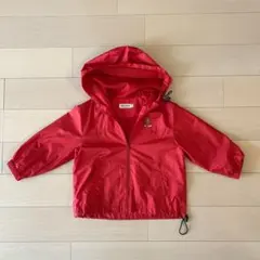 MIKI HOUSE ミキハウス　赤 フード付きウインドブレーカー　90