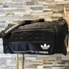 adidas　アディダス ボストンバッグ 大容量 ブラック　y2k　希少　レア