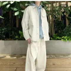 ニコアンド☆ステッチカバーオールジャケット＆イージーカーゴパンツセットアップ