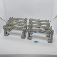 プラレール　複線ブロック橋脚　レア　薄いグレー