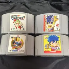 【ジャンク】N64 ゲームソフト 4本セット