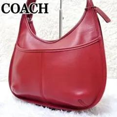 COACH Ergo Red Shoulder Bag rare 9033