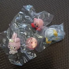 星のカービィ マイメロ　ケロロ ミニフィギュア セットガチャガチャ