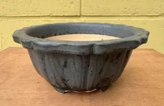 即購入OK⭐️ 陶器植木鉢 ダークグレーのサムネイル