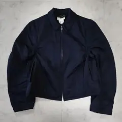 美品 コムデギャルソンオムプリュス 98AW アウトシームジップブルゾン M 紺のサムネイル