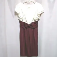 AIMER エメ バイカラードレス ワンピース