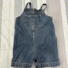 COMME CA ISM デニムオーバーオール 80