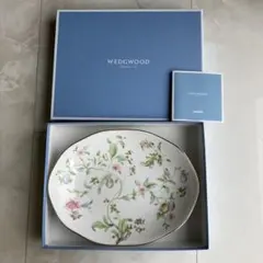 【未使用品】　専用箱付　ウェッジウッド スイートプラム オーバルディッシュのサムネイル