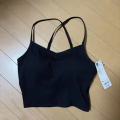 GU ブラック キャミソール M