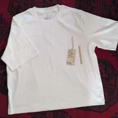 無印良品 クルーネックワイド半袖Tシャツ 白 XLのサムネイル
