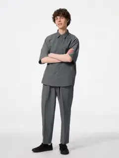 【GU】ドライタックワイドイージーパンツ