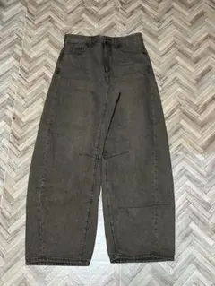 バレルレッグジーンズ〔丈標準71.0〜75.0cm〕