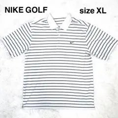 NIKE GOLF ストライプポロシャツ XL