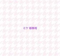ミケ 様専用ページ