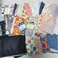 人気柄生地 25枚以上！ダブルガーゼ・綿麻・デニム風・綿・等 はぎれセット