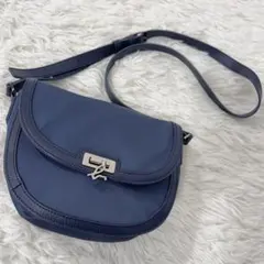 アニエスベー ボヤージュ ショルダーバッグ ポーチ ネイビー