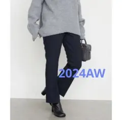 スローブ イエナ 2024AW スティックパンツ 38 ネイビー