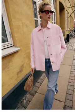 GAP 2012頃 Academy Blazer ネオンピンク ジャカード 総柄 - メルカリ