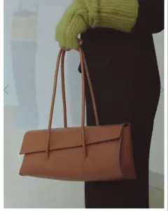 amerivintage rectangleleather bag ブラウンのサムネイル