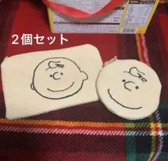 SNOOPY チャーリーブラウン ポーチ　2個セット　日本未発売