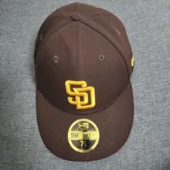 New Era 59FIFTY SD ブラウンキャップ 7 3/8