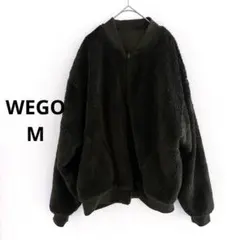 WEGO リバーシブル ナイロン ボア ジャケット M カーキ おおきめ