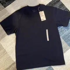 無印良品　紳士　天竺編み　クルーネック半袖Tシャツ　S ダークネイビー